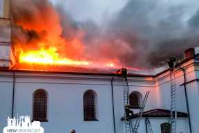 В агрогородке под Гродно горел костел