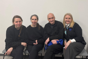 Фотафакт. Першае фота на волі вызваленых праваабаронцаў